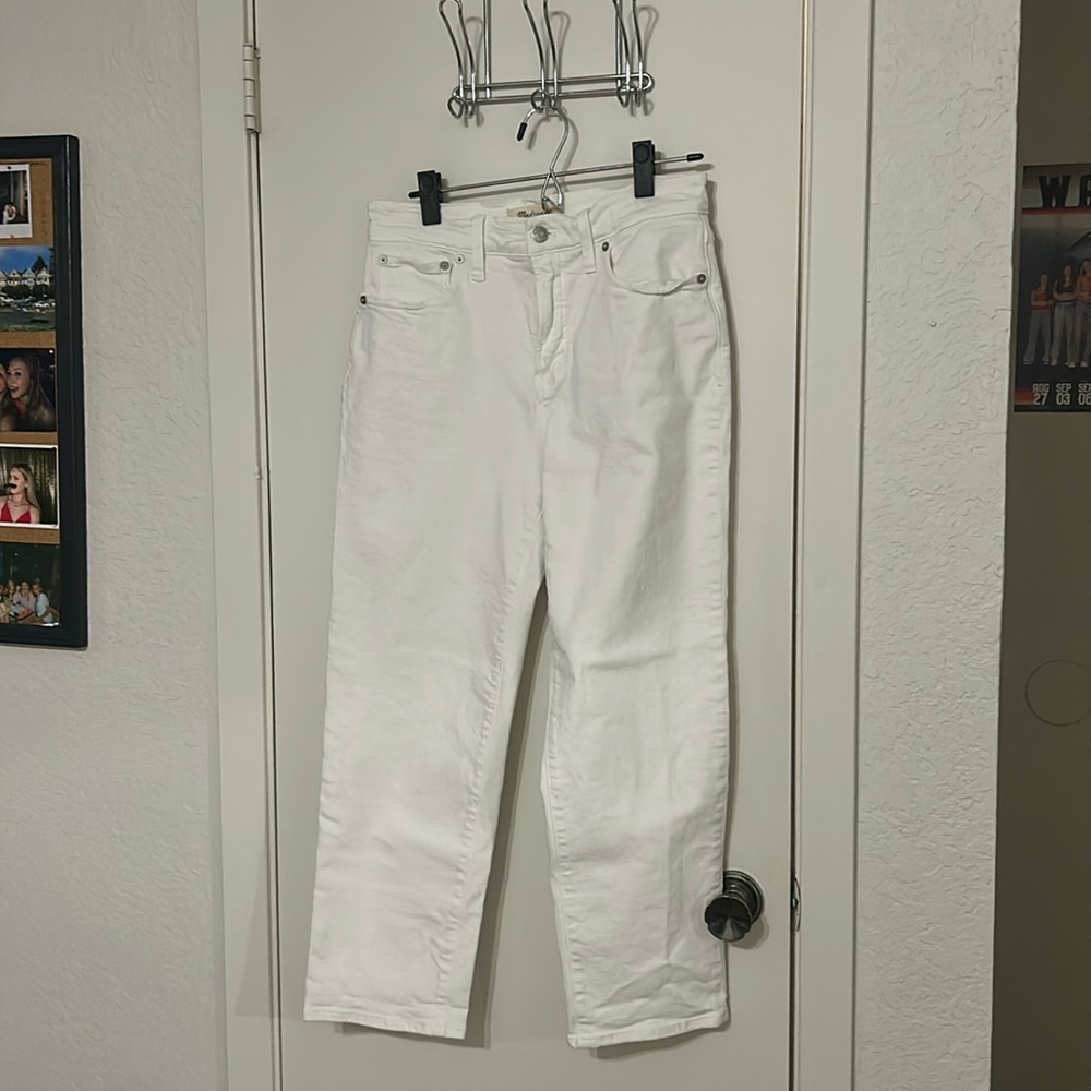 madewell white jeans